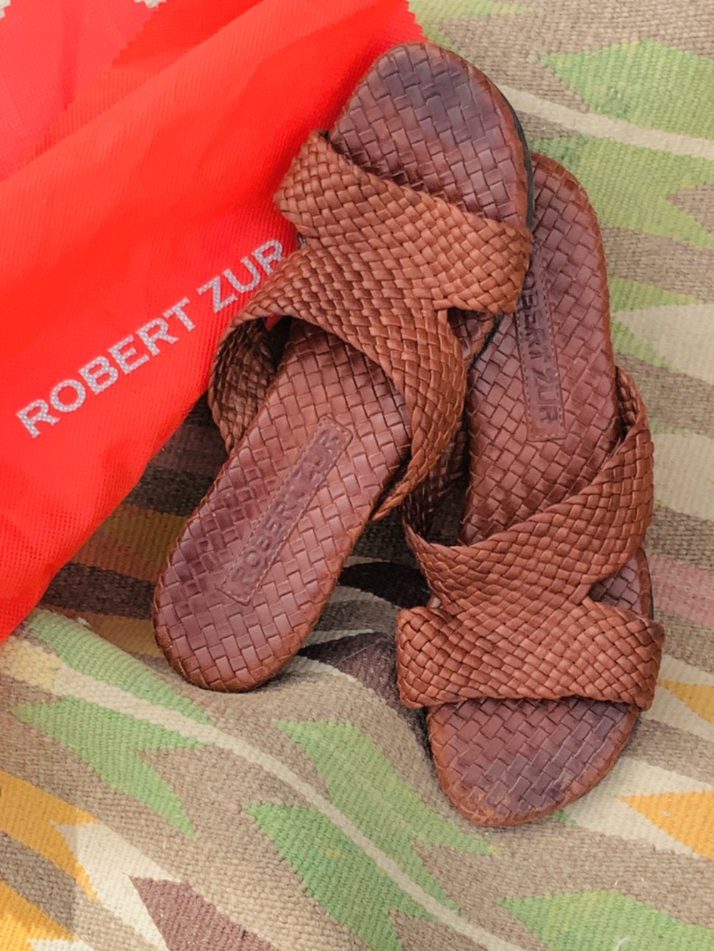 Robert Zur Woven Wedge Sandal🤍